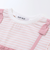 肩リボンチュールキャミソールドッキングTシャツ(80~130cm)