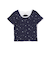 花柄バックリボンTシャツ(80~130cm)