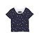 花柄バックリボンTシャツ(80~130cm)