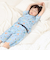 【スララク/腹巻き一体型/吸汗速乾】みんな快眠！半袖みんみんパジャマ 上下セット(80~130cm)