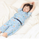 【スララク/腹巻き一体型/吸汗速乾】みんな快眠！半袖みんみんパジャマ 上下セット(80~130cm)