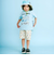 【吸汗速乾】恐竜サメ図鑑風発泡プリントTシャツ(80~130cm)