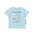 【吸汗速乾】恐竜サメ図鑑風発泡プリントTシャツ(80~130cm)