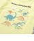 【吸汗速乾】恐竜サメ図鑑風発泡プリントTシャツ(80~130cm)