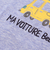 メランジ天竺車プリント半袖Tシャツ(80~100cm)