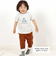 メランジ天竺車プリント半袖Tシャツ(80~100cm)