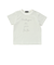 ボーダー天竺ステッチ刺しゅうロゴ半袖Tシャツ(80~100cm)