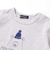 Oursプリント長袖Tシャツ+ストレッチデニムジョガーパンツ 2点セット(80~100cm)