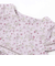 【お揃い】すみれ花プリントはしごレースブルマ付きワンピースベビー（70～90cm）