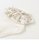 【日本製】【お揃い】すみれ花プリントサテンリボンソックスベビー（8～13cm）