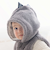 【お揃い】モコモコ耳付きフードフリースベスト(60~90cm)