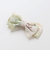 花柄シフォンリボンヘアクリップ