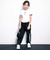 ワンポイント刺しゅうテレコ半袖Tシャツ(110~150cm)