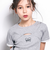 ワンポイント刺しゅうテレコ半袖Tシャツ(110~150cm)