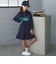 【POLO BCS(ポロ・ビーシーエス)×nexchicコラボ】ミニ裏毛配色ワンピース(110~150cm)