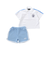 【Manchester City(マンチェスターシティ)コレクション】ハーフジップトレーナーxハーフパンツセットアップ(110~150cm)
