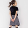 リボン付きギャザーキャミ+スパンテレコ半袖Tシャツセット(110~150cm)