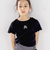 リボン付きギャザーキャミ+スパンテレコ半袖Tシャツセット(110~150cm)