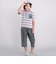 7分丈ストレッチデニムカーゴパンツ(110~150cm)