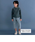 7分丈ストレッチデニムカーゴパンツ(110~150cm)