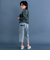 7分丈ストレッチデニムカーゴパンツ(110~150cm)