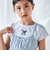 デニムチェックキャミソール+天竺半袖Tシャツセット(110~150cm)