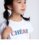 【お揃い】【神戸タータン×BeBe】ロゴパッチ刺しゅう半袖Tシャツ(90~160cm)