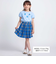 【お揃い】【神戸タータン×BeBe】チェックギャザーインナーパンツ付きスカート(90~160cm)