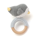 【お揃い】アニマルクマウサギペンギン恐竜すやすやモチーフ編みぐるみ木製歯がためベビー
