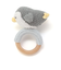 【お揃い】アニマルクマウサギペンギン恐竜すやすやモチーフ編みぐるみ木製歯がためベビー