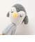 【お揃い】アニマルクマウサギペンギン恐竜すやすやモチーフ編みぐるみ木製歯がためベビー