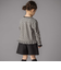 ヘリンボーンラメニットカーディガン(95~150cm)