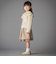 なわ編みニット襟フリルカーディガン(95~150cm)