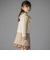 なわ編みニット襟フリルカーディガン(95~150cm)