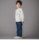 タック加工ストレッチデニム(95~160cm)