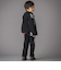 【お揃い】アーガイル+裏毛切り替えパンツ(95~160cm)
