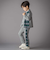 【お揃い】アーガイル+裏毛切り替えパンツ(95~160cm)