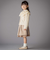 センタープリーツラメオーガンジー切り替えスカート(100~160cm)
