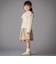 センタープリーツラメオーガンジー切り替えスカート(100~160cm)