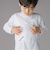 タックプリーツ刺しゅうロングTシャツ(95~160cm)