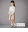 スカラップ襟ブロード花柄シャツ(110~150cm)