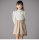 スカラップ襟ブロード花柄シャツ(110~150cm)