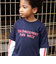 ロゴプリントBIG半袖Tシャツ＆袖テープ長袖Tシャツセット(100~160cm)