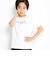 カラフル袖シャツ＆ロゴプリント半袖Tシャツ(100~160cm)