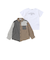カラフル袖シャツ＆ロゴプリント半袖Tシャツ(100~160cm)
