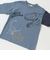 袖取り外し恐竜プリント長袖Tシャツ(80~160cm)