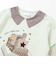【お揃い】ボーダー袖切り替え汽車プリント長袖Tシャツ(70~90cm)