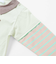 【お揃い】ボーダー袖切り替え汽車プリント長袖Tシャツ(70~90cm)