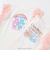 【ケアベア×SLAP SLIP】イラストプリントサイド切り替え袖フリルTシャツ(80~130cm)