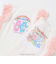 【ケアベア×SLAP SLIP】イラストプリントサイド切り替え袖フリルTシャツ(80~130cm)